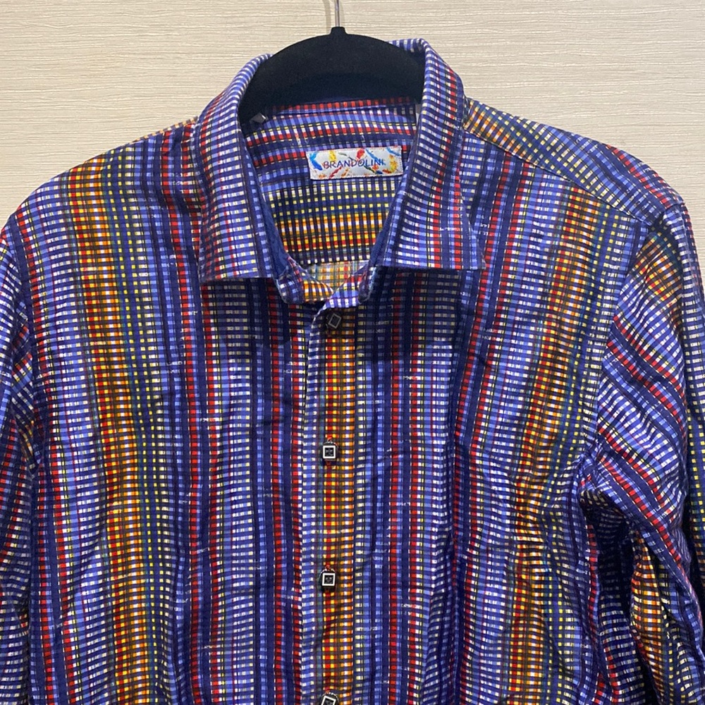 Boys XL Brandolini dress shirt- multi color